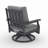 Cortina 25"(H) x 45"(W) Rectangle Fire Pit Table with Aspen Rock-Swivel Chair, (5-Piece)-93671264-101288187