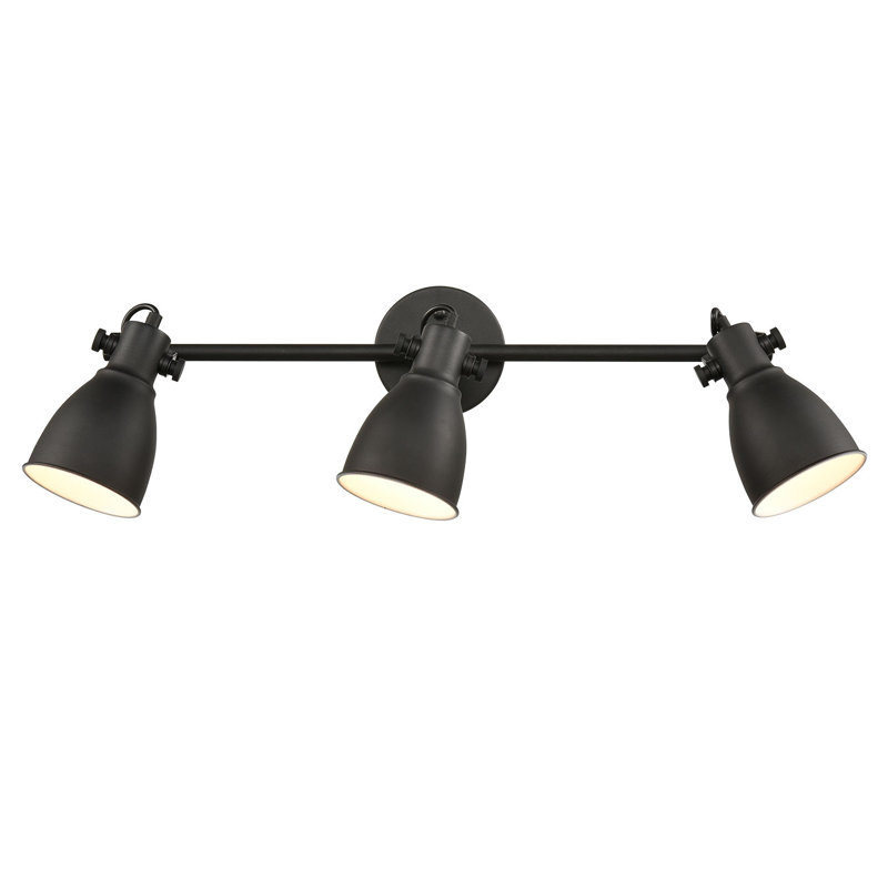 24.6'' 3 -Light Swing Arm Track Track Kit with Dimmable and Adjustable Head