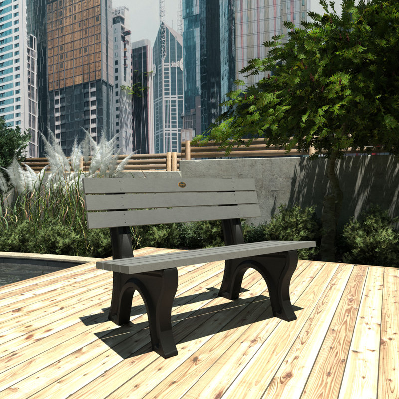 Swing Outdoor Bench, Coastal Teak