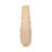 Layered Cutout Pottery Ecomix Wood Flower Vase for Office or Home Display - Minimalist Tall Vase for Bedroom or Living Room Decor - 19", Ivory & Tan