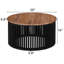 Table basse d'intérieur en bois, table d'appoint pour la maison