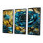 Baylor - ensemble de décorations murales roses-108456545-108456549