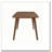 Natural Walnut Rectangular Dining Table