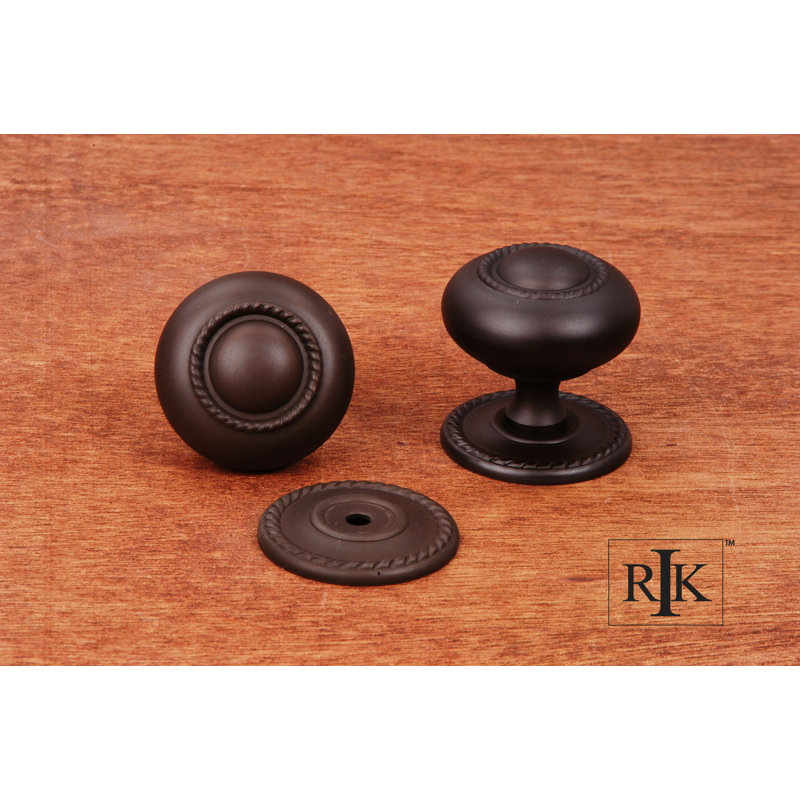 CK Series Mushroom Knob, Large, Oil Rubbed Bronze