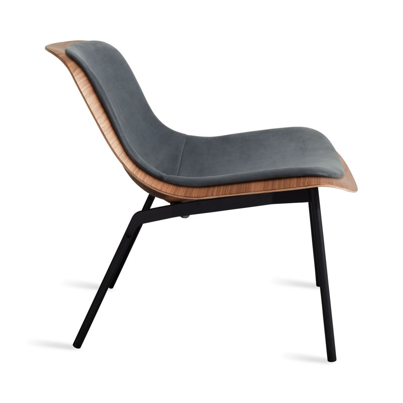 Nonesuch Lounge Chair, Ink Genuine Leather