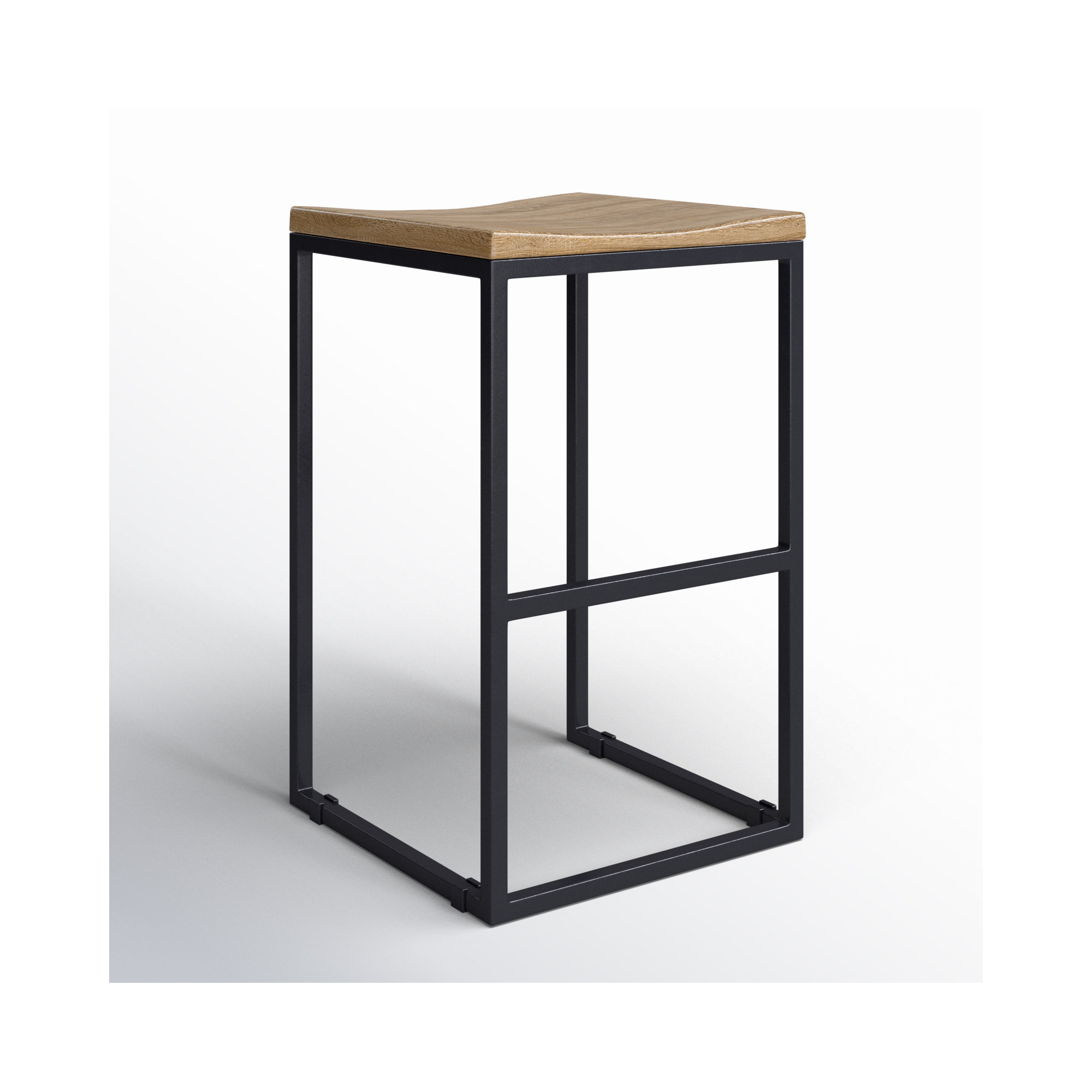 Presley Solid Wood Stool, Counter Stool (24" Seat Height)