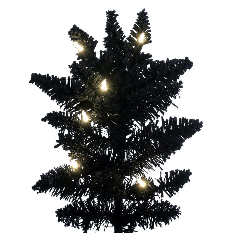 Grobmyer 9' Lighted Fir Christmas Tree