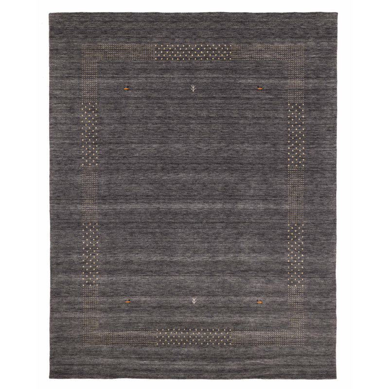 Kashkuli Gabbeh Grey Rug 9'1" x 11'8"