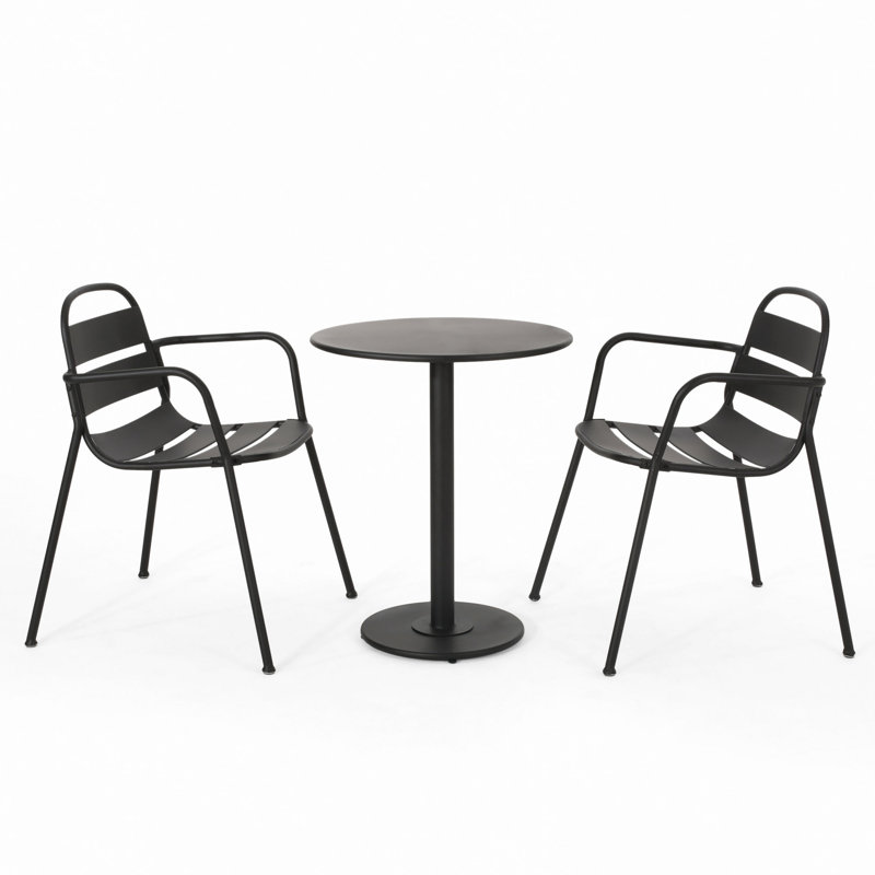 Ensemble bistro Terra Nova, Noir mat