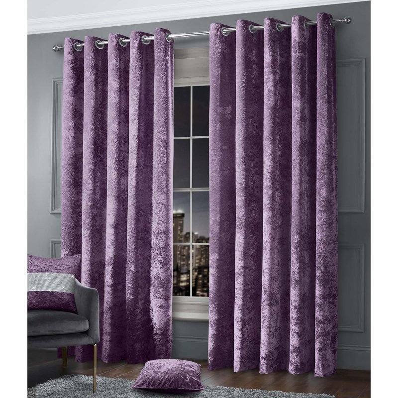 Aaleah Curtain, Mauve, 90"