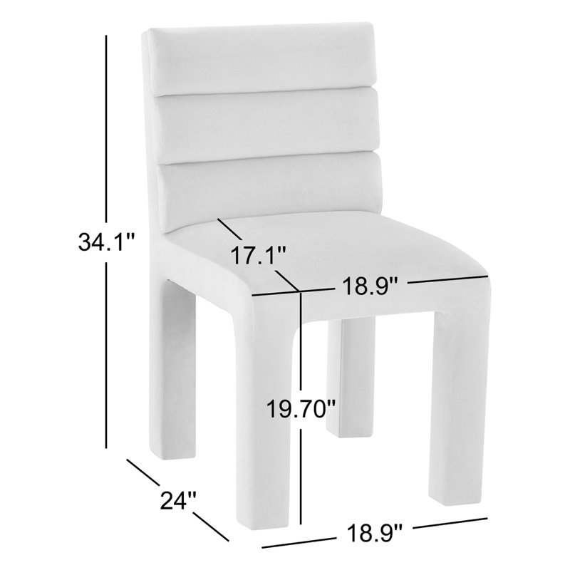 Chaise d'appoint Shepha, Velours vert boisé