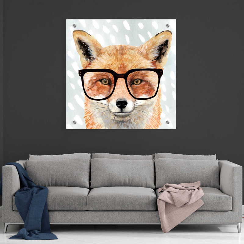 «Four» par Victoria Borges, art mural en verre acrylique, 24 po x 24 po, H 36 po x l 36 po x P 0,2 po