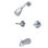 Robinet de baignoire et de douche avec valve brute Magellan