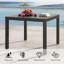 Aiden Powder Coated Steel Dining Table