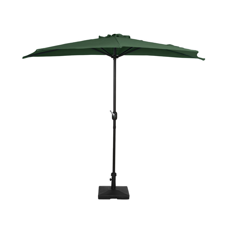 Parasol de marché 9 pi Nicholls, Vert foncé