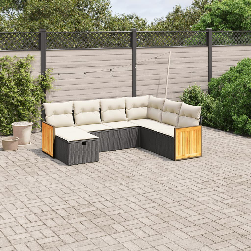 Gartensofa mit Kissen