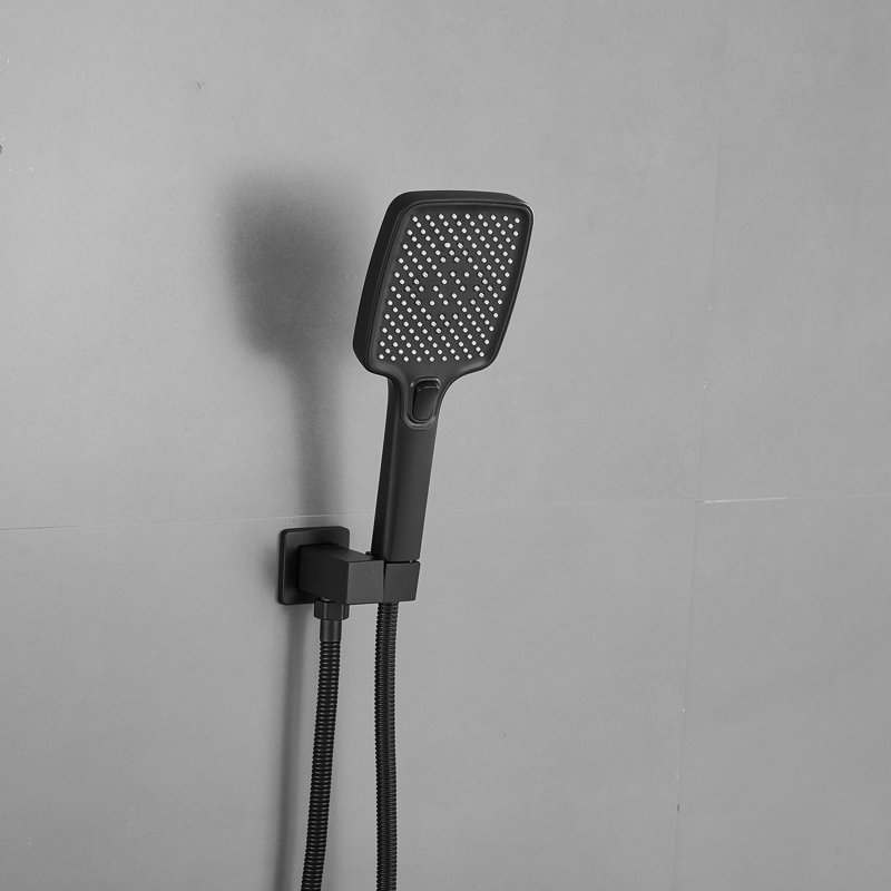 1 Complete Shower System, Matte Black
