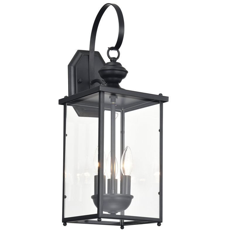 Georges Armed Sconce, Matte Black