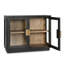 Larson Two-Door Glass Oak Wood Cabinet-1175925547-1175925556