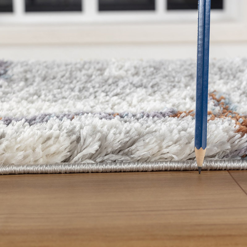 Tapis à poils longs Loft, Rectangle 7 pi 10 po x 9 pi 10 po