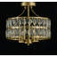 Plafonnier semi-encastré en cristal 4 lumières l 12,5 po Elonso-1229859162
