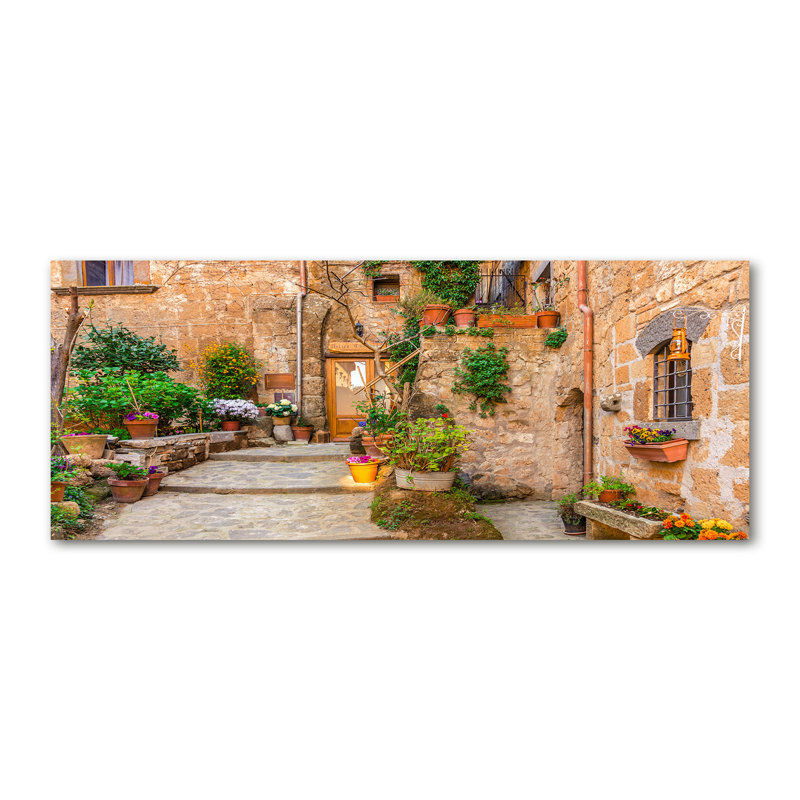 A Charming Street - No Frame Print on Canvas