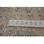 Tapis indien moderne et abstrait bleu 6 x 9