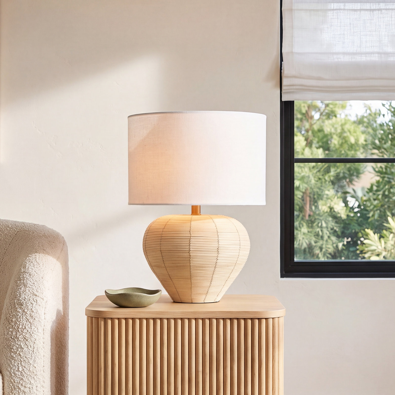Jayma Wicker/Rattan Table Lamp