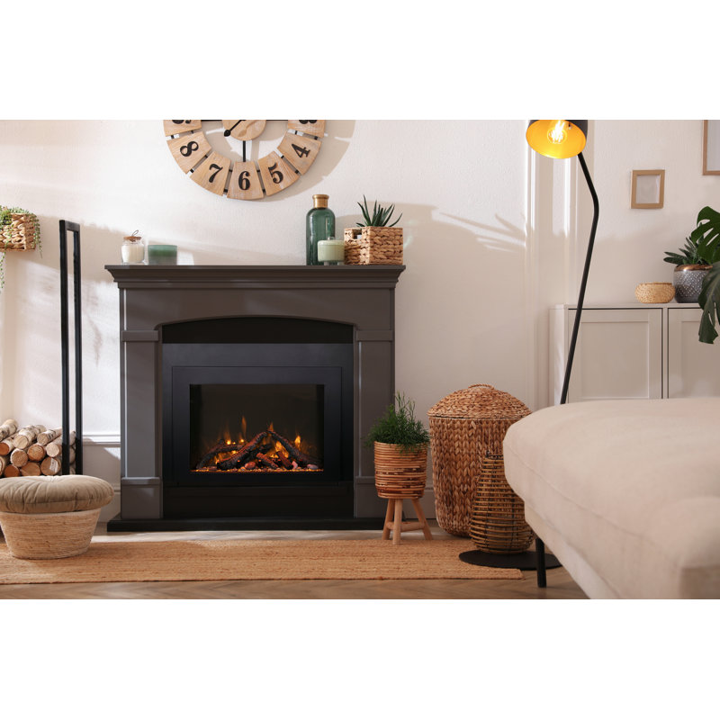 Amantii 34inch INS-FM Electric Insert, wifi enabled, remote control, mobile app, 3 speed motor, 30" H x 42" W x 10.125" D