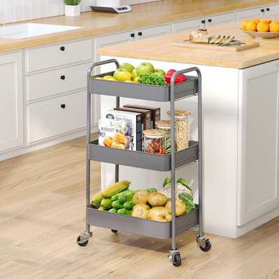 Lazarette Metal Bar Cart