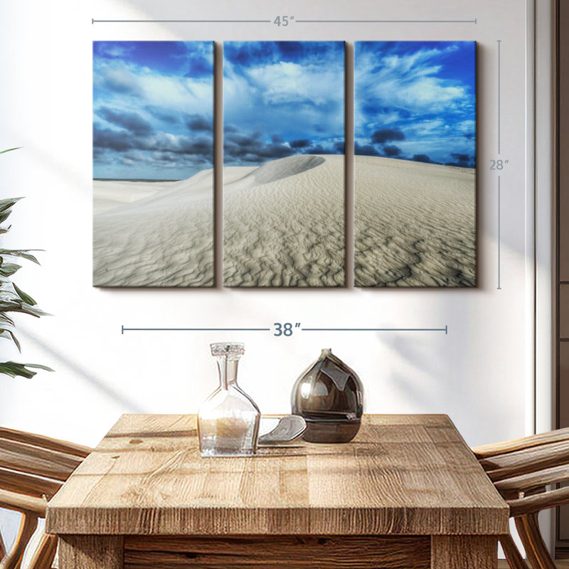 «White Sand Dunes» sur toile, H 28 po x l 45 po