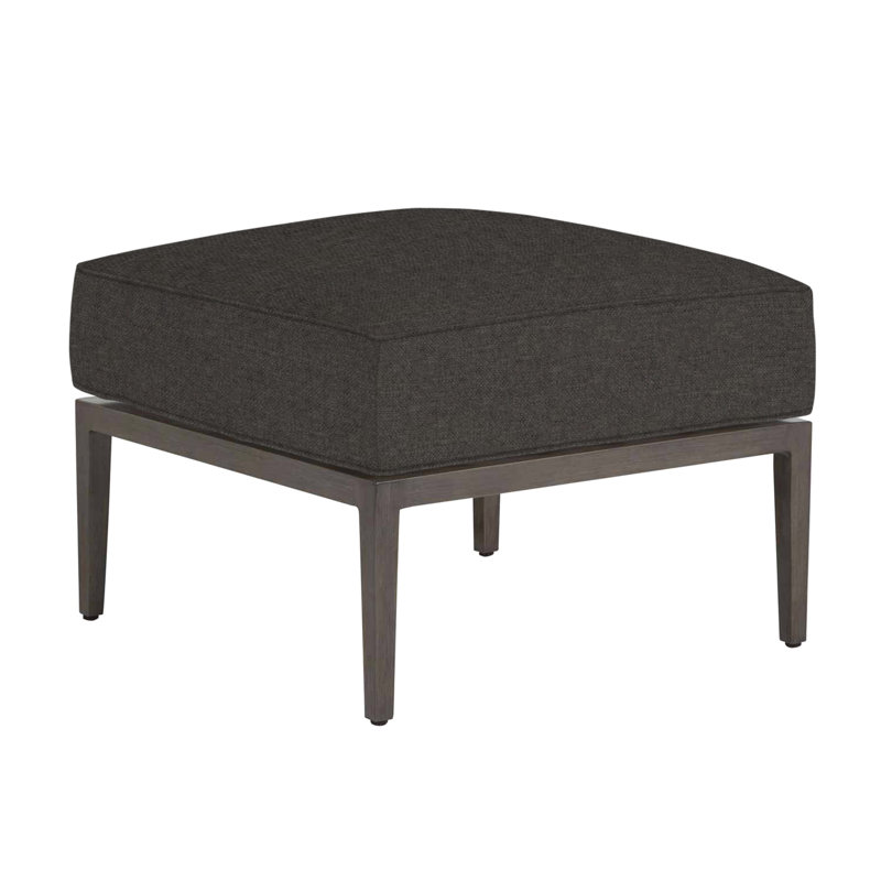 Santa Barbara Ottoman with Cushion, Welt, Verona Fossil