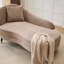 Chaise longue rembourrée avec coussin lombaire Montclair-129454212