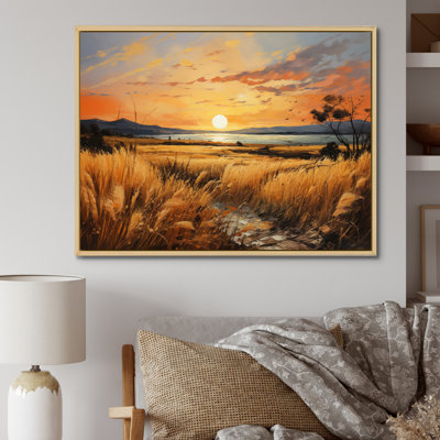 " Countryside Wheat And Pastel I "