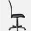 Chaise de bureau en filet mobili, noir