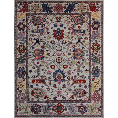 Transitional One-of-a-Kind Rectangle 7'9" X 9'8" Wool Area Rug Blue
