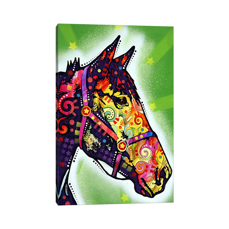 Horse 1 Piece Wrapped Canvas Wall Art, 20.32 cm H x 30.48 cm W
