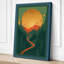Sun Over Forest Path Minimalist - Wrapped Canvas-1753270273-1753270276