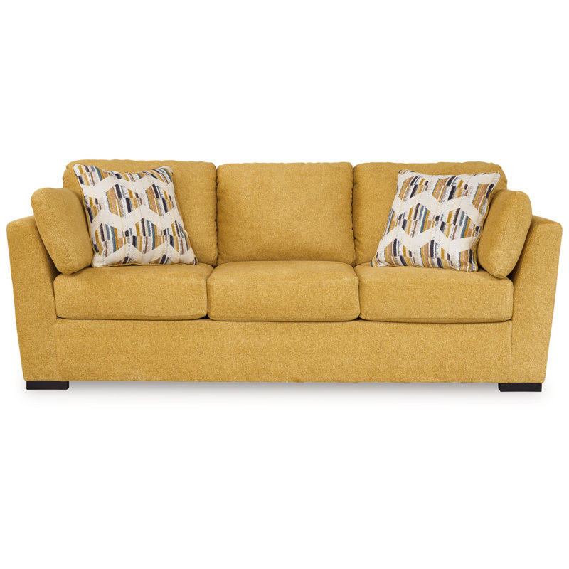Canapé Owlex, 100 % polyester jaune