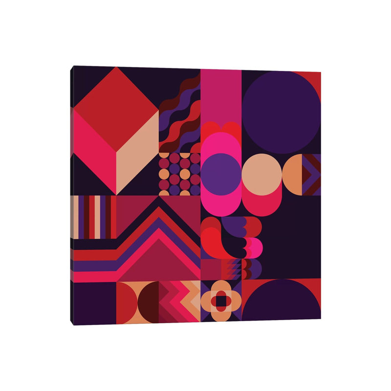Purple Haze by Greg Mably - Wrapped Canvas Print, 30.48 cm H x 30.48 cm W