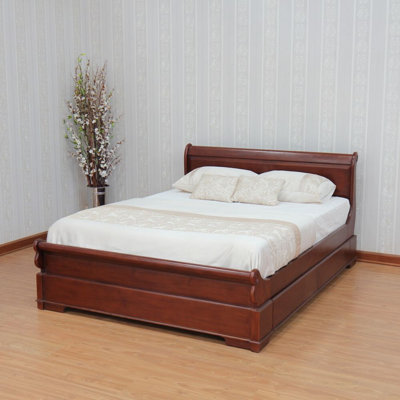 Heise Solid Wood Storage Bed
