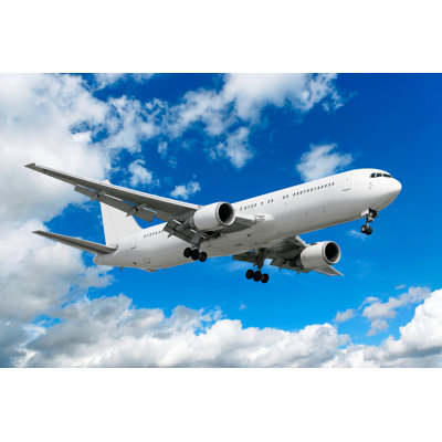 XXXL Jet Airplane Landing in Bright Sky by Sharply_Done