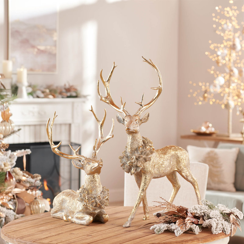 Figurine de cerf des Fêtes