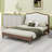 Platform Bed Frame with Headboard-1463950030