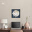 Reproduction d'art sur toile bleu marine, couleurs claires-104433879-104433871