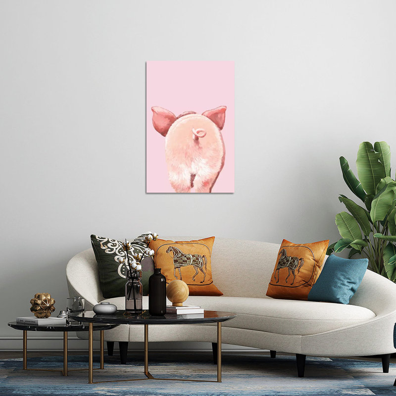 Cochon par Big Nose Work - impression non encadrée, H 24 po x l 16 po x P 0,25 po