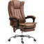 Fauteuil de massage, fauteuil inclinable avec hauteur réglable et repose-pieds