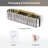 3‑Light Smoky Crystal Bathroom Vanity Light