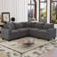 Canapé modulaire moderne avec rangement caché Elara-122070595