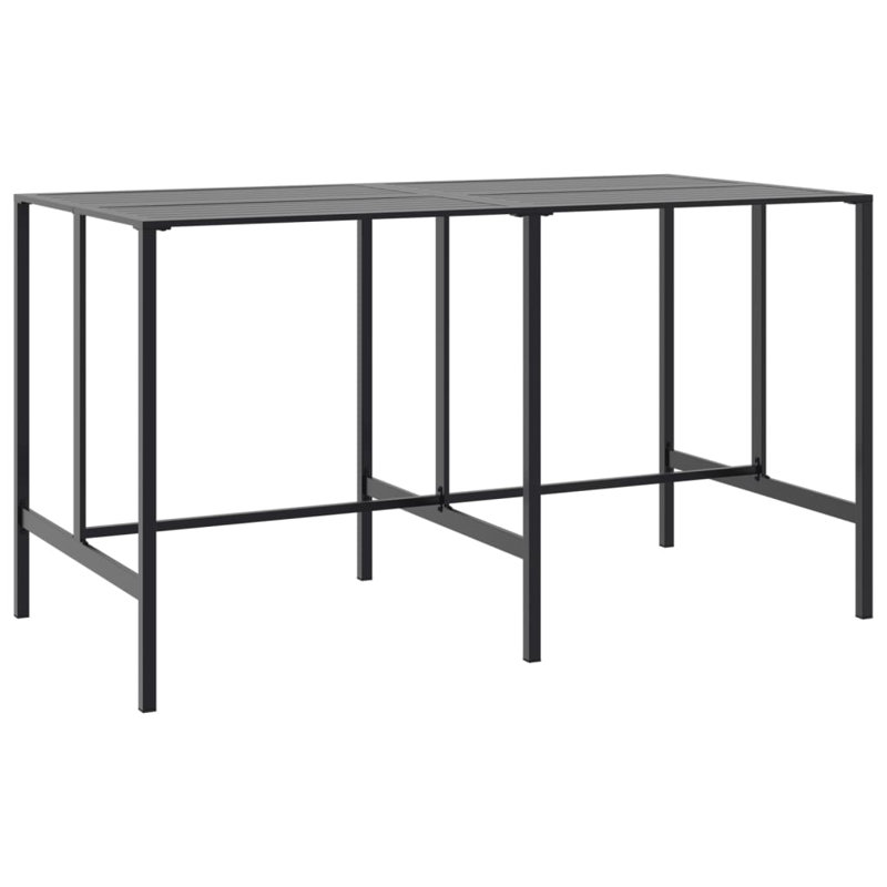 Rectangular 200cm L Outdoor Standing Height Table